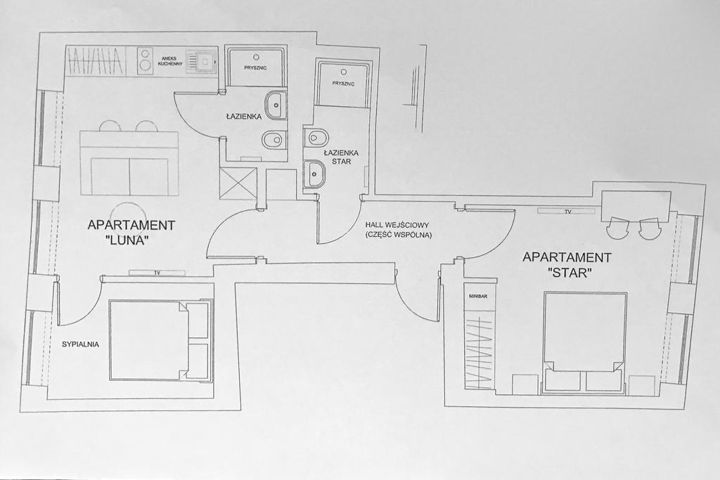 Apartamenty Aurora กดัญสก์ ภายนอก รูปภาพ